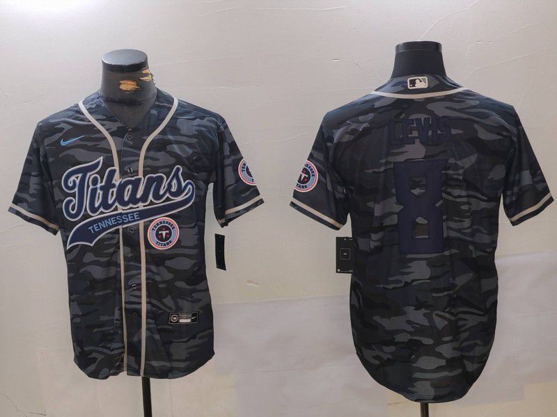 Men Tennessee Titans #8 Levis Camo Joint Name 2024 Nike Limited NFL Jersey style 3->tennessee titans->NFL Jersey